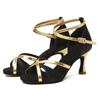 High Heels Latin Dance Shoes Women Girls Soft Soled Salsa Tango Ballroom Dancing Shoes Heeled 7CM Indoor