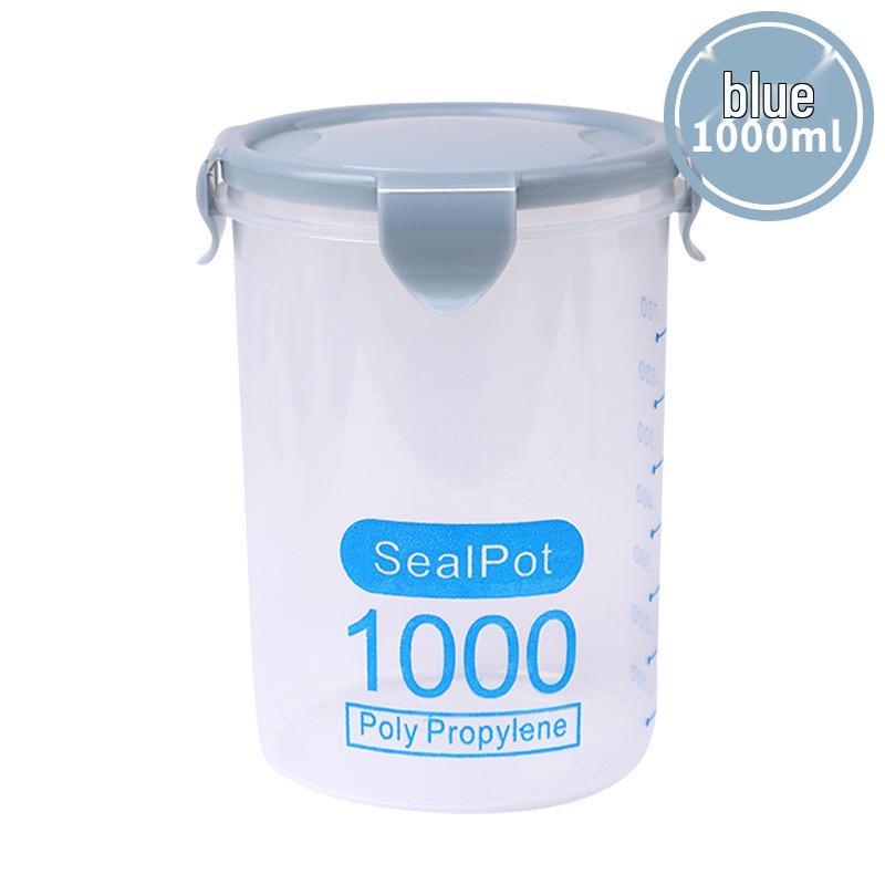Transparent Food-Grade Jars for Grains, Cereals, Snacks, Tea, and Dry Goods Storage