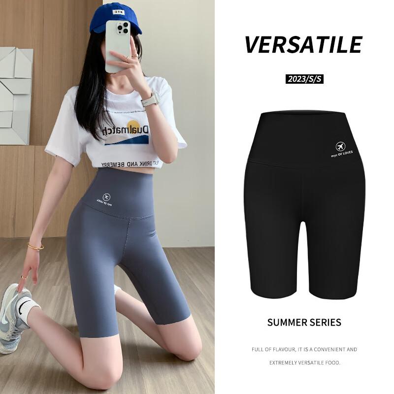 LangSha Women's Summer 5-Point Shark Sports & Yoga Shorts