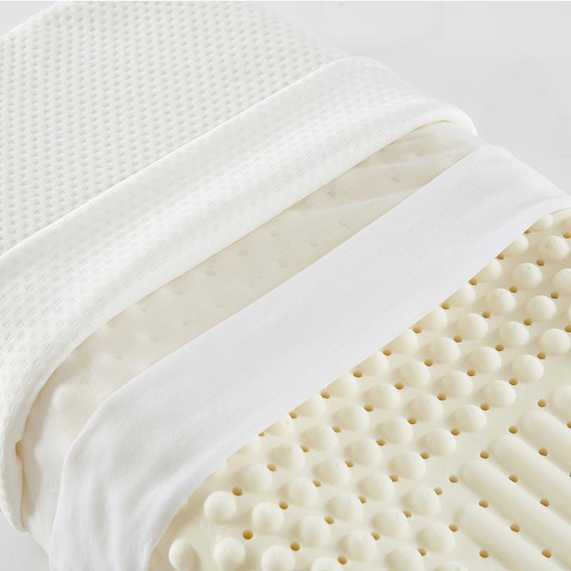 60X40/50X30CM Latex Pillow Neck Pain Protect Vertebrae Sleeping Cushion Orthopedic Cervical Thailand Natural Pillows for Bed