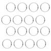 1Set Binder Rings Metal Loose Leaf Rings 3cm Electroplated for DIY Books Scrapbooks Photo Albums Key Chains