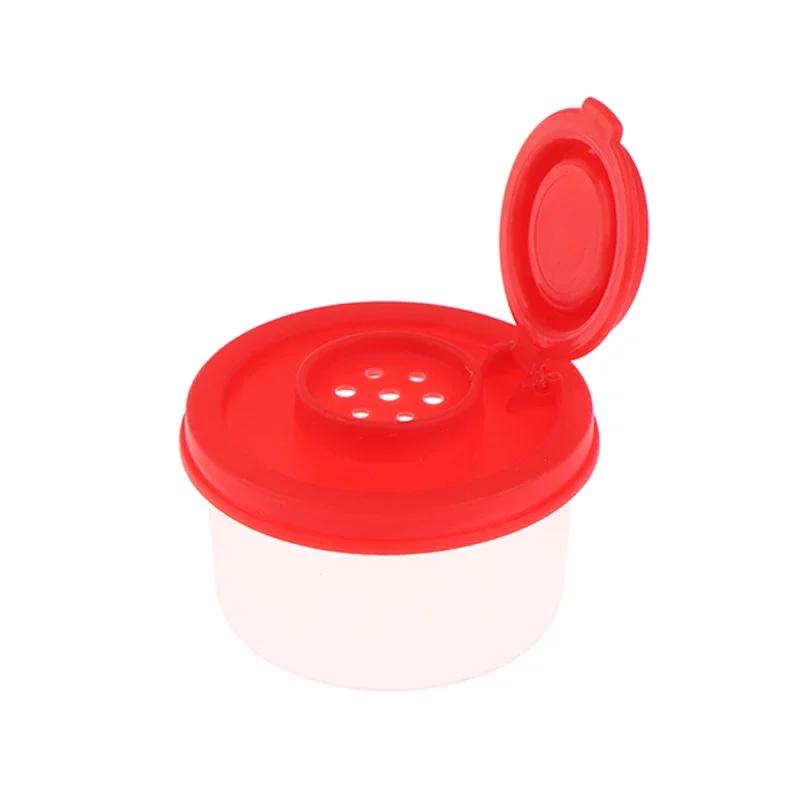 

Мини-солонка и перечница для пикника на открытом воздухе, ланч-бокс, пластиковая герметичная банка для специй, диспенсер для приправ, крышка для контейнера