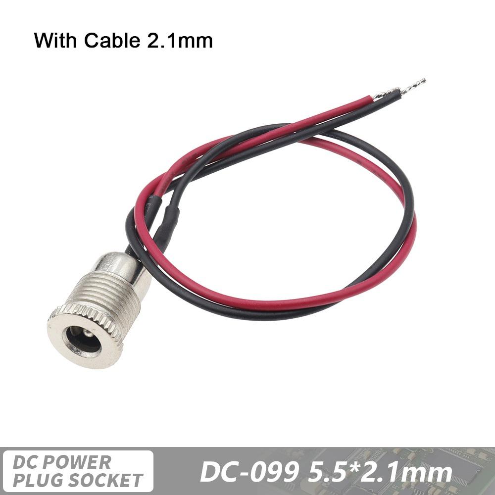 1Pcs 20cm Female Panel Mount Connector Power Plug Connector Adapter  Equipment Charging Replacement
