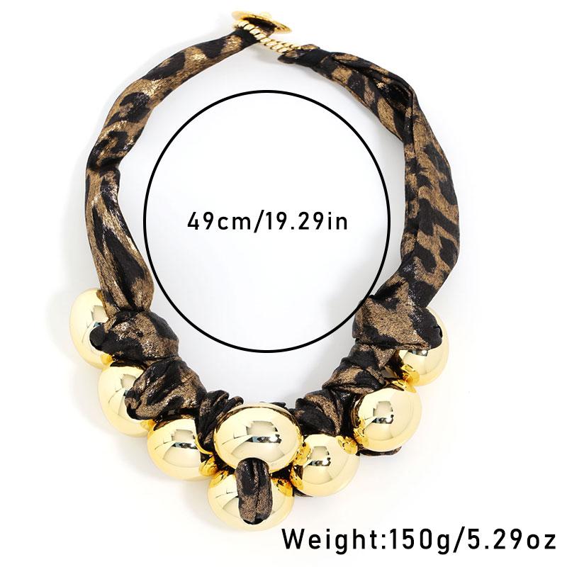 

Statement Floral Necklace Balls Design for Women Girl Trendy Wedding Party Jewelry Accessory чёрный
