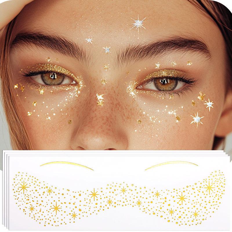Hot Stamping, Freckle Stickers, Tattoo Stickers, Waterproof, Sweat Proof, Simulated Freckle Face Stickers, Temporary Makeup Stickers, Party Tattoos