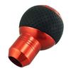 Abfer Manual Shift Universal Car Gear Stick Shifter Head for Automotive Interior and 5-Speed Knob, (Black Red)