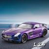 1/24 Alloy Die-cast Benz SLS-AMG Sports Car Model Collectible Ornaments for Children Toy Car Boys Holiday Gift Birthday Gift