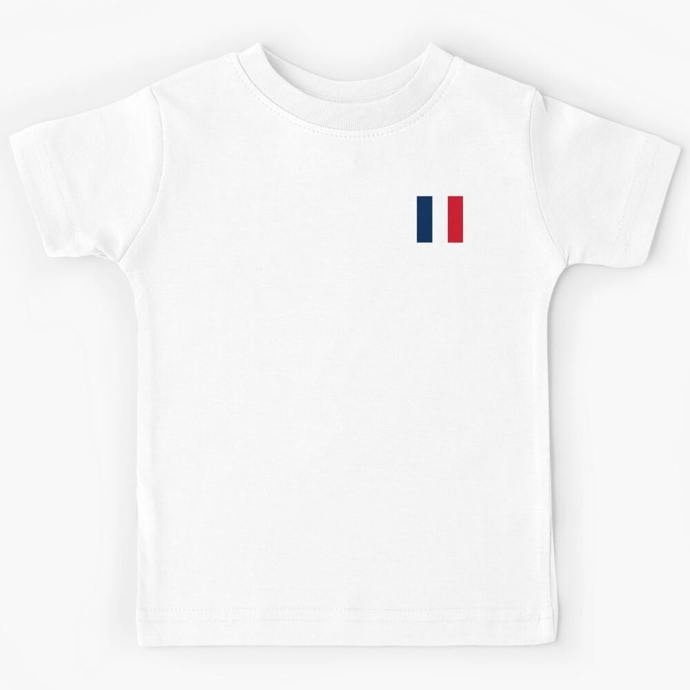 France National Flag Clean Design Kids T-Shirt 160