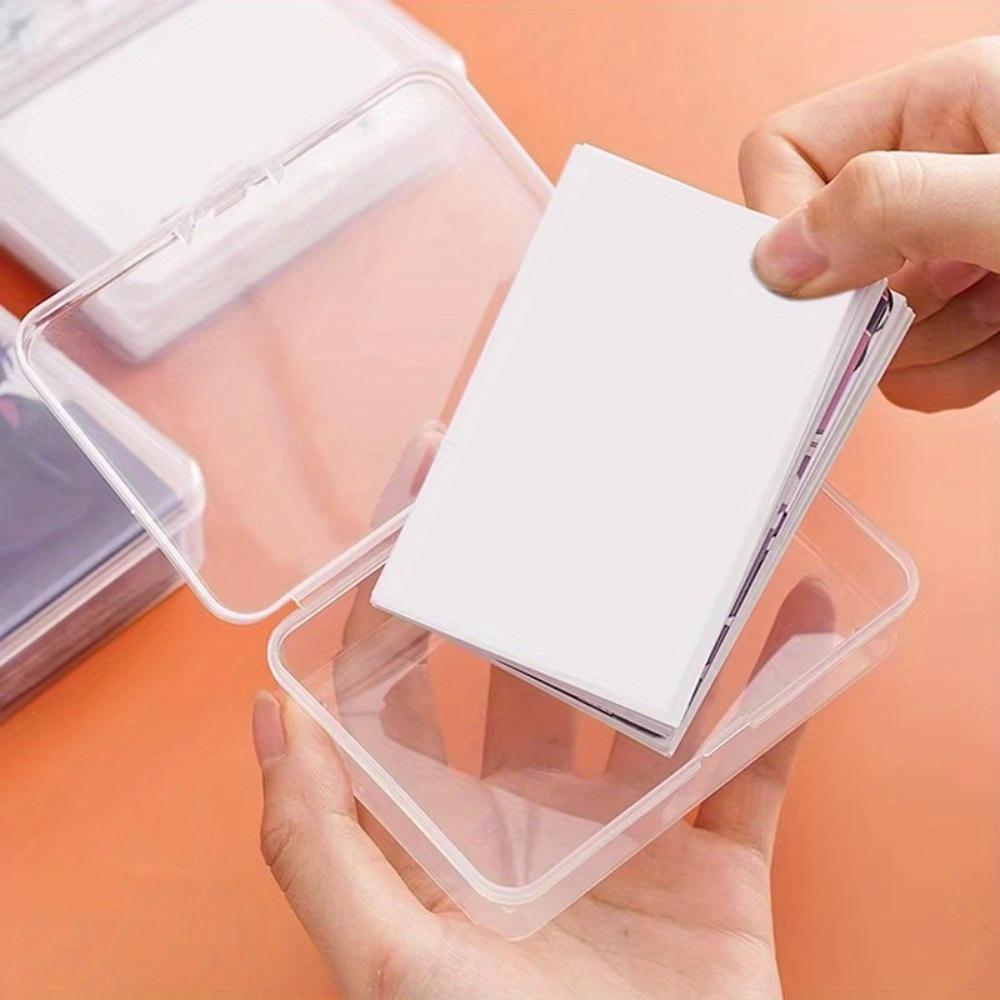 1 Stück Transparente Boxen für Spielkarten Behälter Aufbewahrungskoffer Verpackung Pokerspiel Kartenbox Brettspiele Kartenorganisator