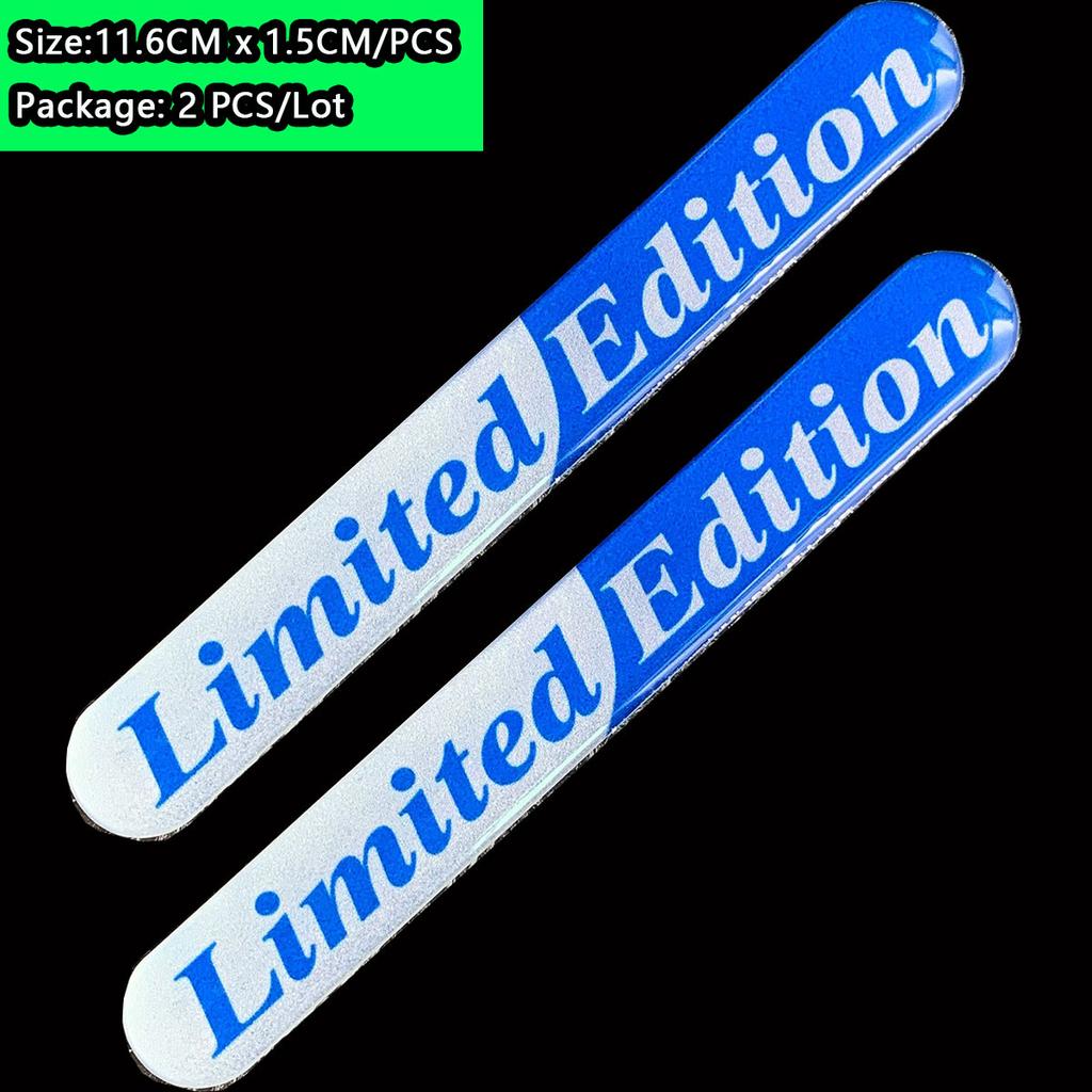 LIMITED EDITION 3D Resin Gel Reflective in Night Car Motocycle Sticker Decals for Suzuki Yamaha BMW Honda Toyota Hyundai D1