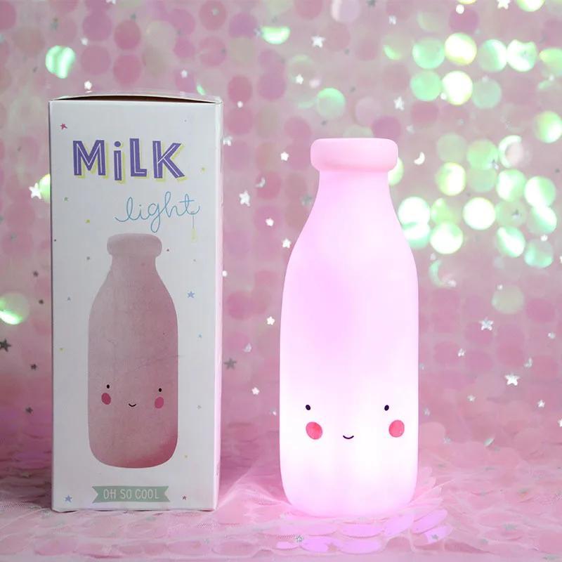 LED Bottle Shape Night Light Glow Toy Bedroom Baby Kids Room Decoration Christmas Light Room Decoration
