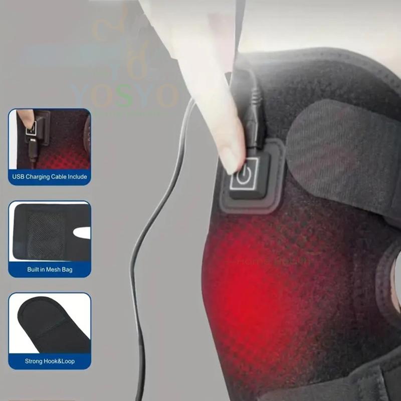 Electric Heating Knee Protection with Electric Heating Knee Joint Care Tool One Click Adjustment of Three Temperature Levels