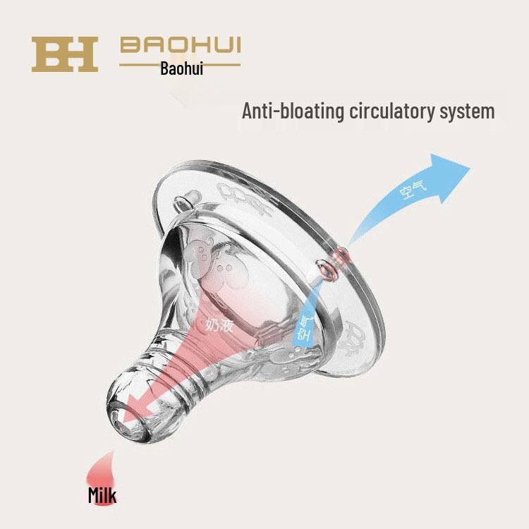 Babixiang Wide-Mouth PPSU Baby Bottle, Anti-Fall & Anti-Flatulence, Neutral Water Cup, Multiple Capacities