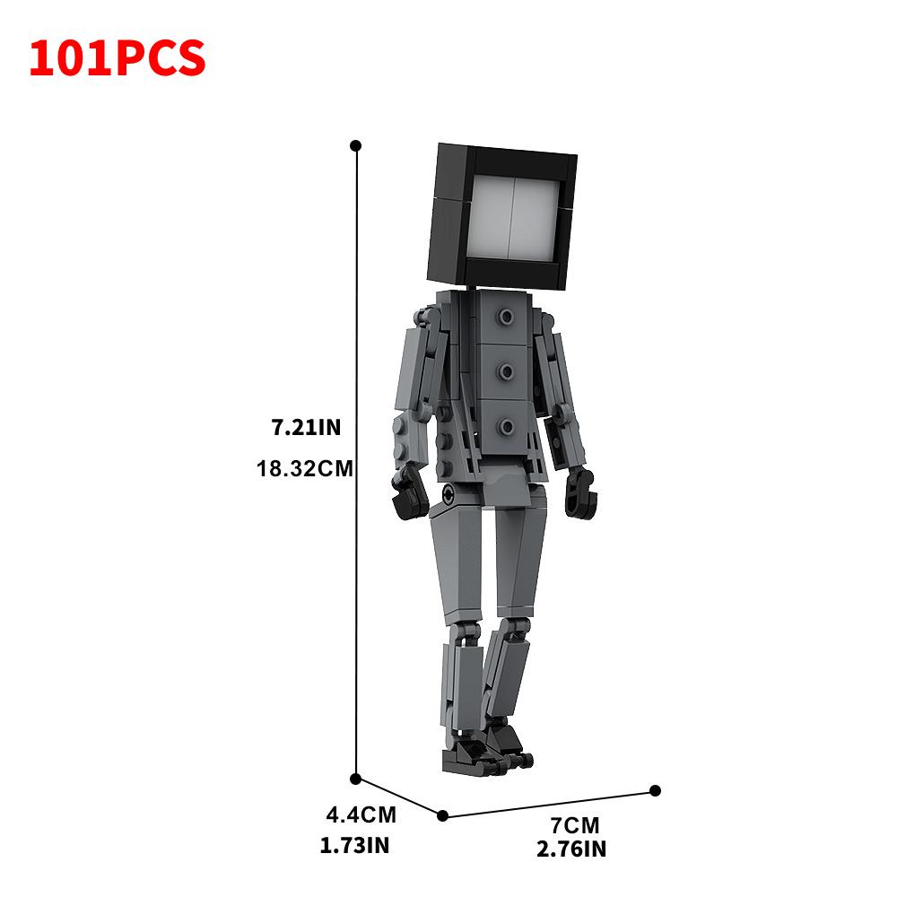 

Скибиди Туалет Телевизор Человек Монитор Оператор Конструктор Сделай Сам Пазл Игрушка Подарок Поклонники Style A