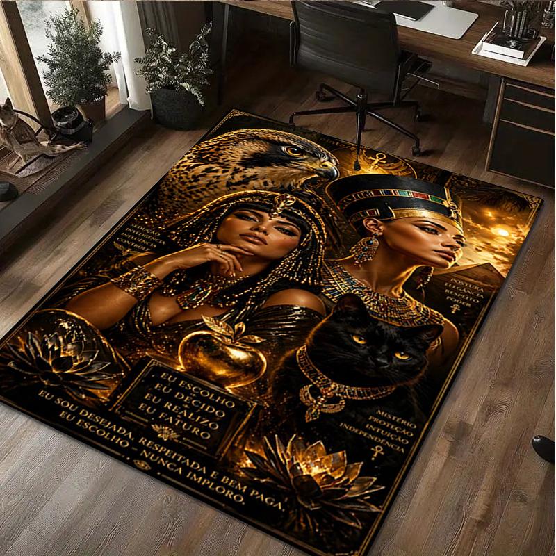 Egyptian Queen's Majesty Carpet Office Decorative Carpet For Living Room Bedroom Door Mat Floor Rug Computer Chair Area Rug