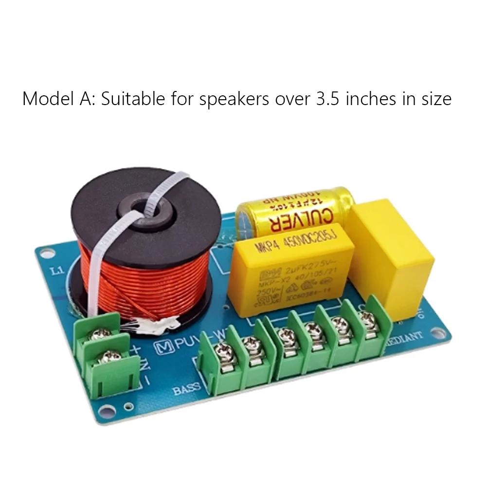 3-Way Hi-Fi Crossover Filter Module MKP Metal Film Audio Hifi Filter Circuit Board Bookshelf Audio for 3.5/4/4.5-8 Inch Speakers