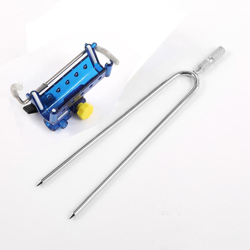 360Degree Rotatable Adjustable Fishing Rod Holders Self-Locking Fish Pole Bracket Ground Bank Fishing Rod Rack Stand Fish Pole Holder
