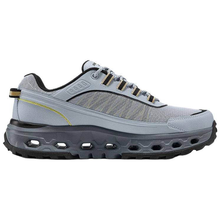 Skechers Zapatos Funcionales de Exterior de Caña Baja Suaves y Cómodos para Hombre Color Gris 237681-GRY