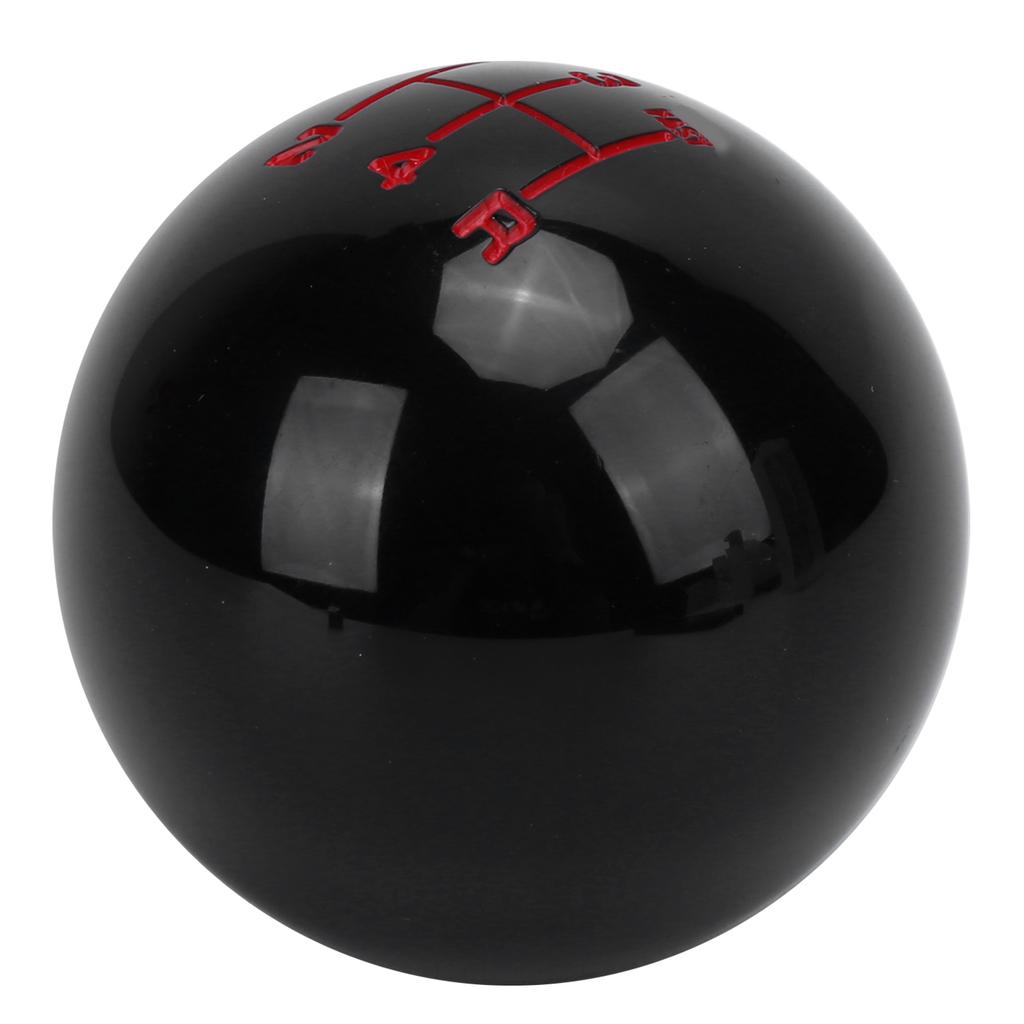 M12x1.25 Gear Shift Knob Head 5Speed WearResistant with 3 Adapter Universal Automobile Accessory(Black )
