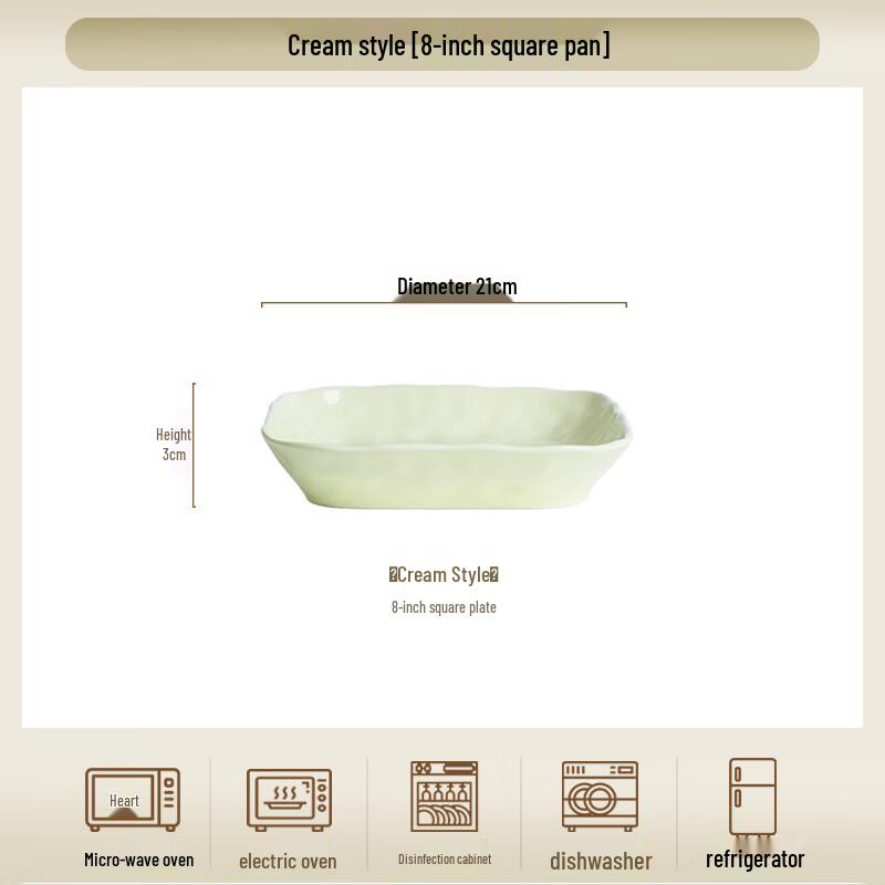 

Ru Han Cream Style Ceramic Plate