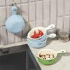 Space-saving Berry Cleaning Bowl Thickened Drainage Basket Fashion Rice Basin  Nut