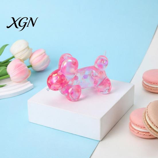 Soft Rubber Toy Squeeze Silicone Balloon Dog Shape Stress Relief Non-toxic Slow Rebound Portable Fidget for Kids And