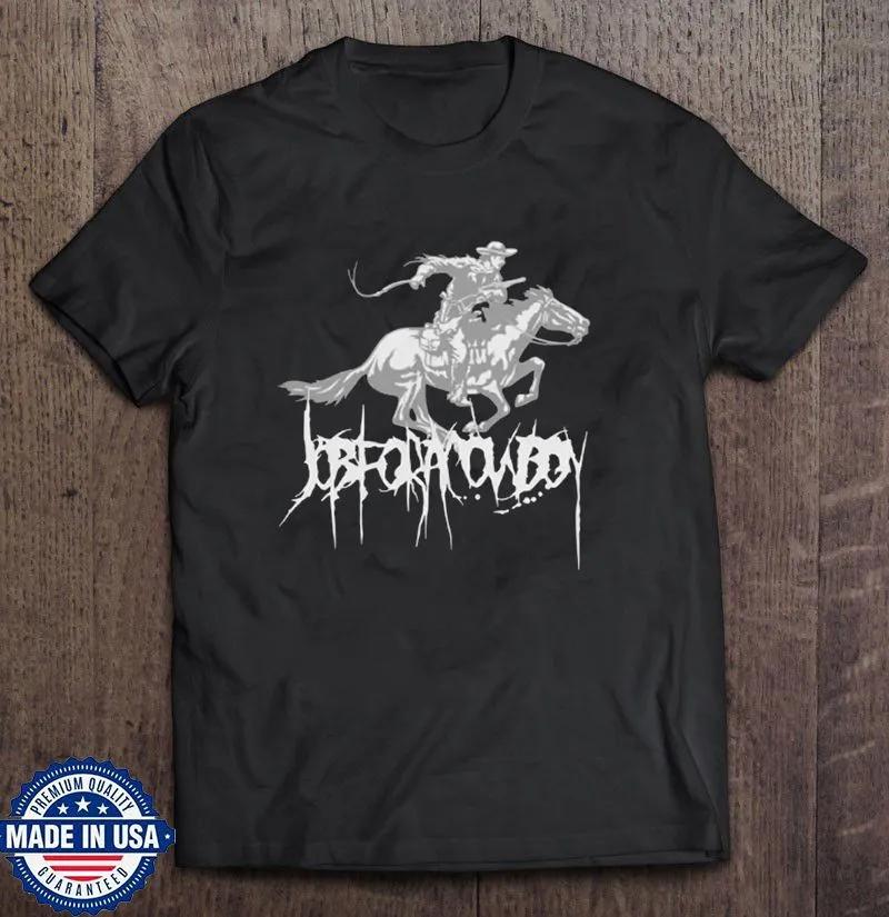 Unisex Short Sleeve Crew Neck Cotton T Shirt Job For A Cowboy Deathcore Band XXL
