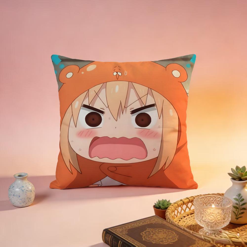 Fashion HHimouto Umaruchaning Cushion Cover Premium SkinFriendly Pillow Case MultiPurpose for Home Office Travel