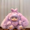 Cute Love Heart Vinyl Rabbit Ear Doll Toy Pendant Keychain Ornaments Backpack Hangings Decoration Gifts