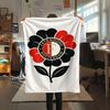 1PC Feyenoord Patterned Flannel Blanket Suitable For All Seasons for Home Decor Warmth and Comfort Gifts Holiday Present