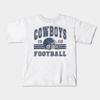 Jungen Mädchen Weiche Baumwolle Grafik T-Shirts Dallas-Cowboys Atmungsaktiv Tägliche Schulkleidung Kinder T-Shirts