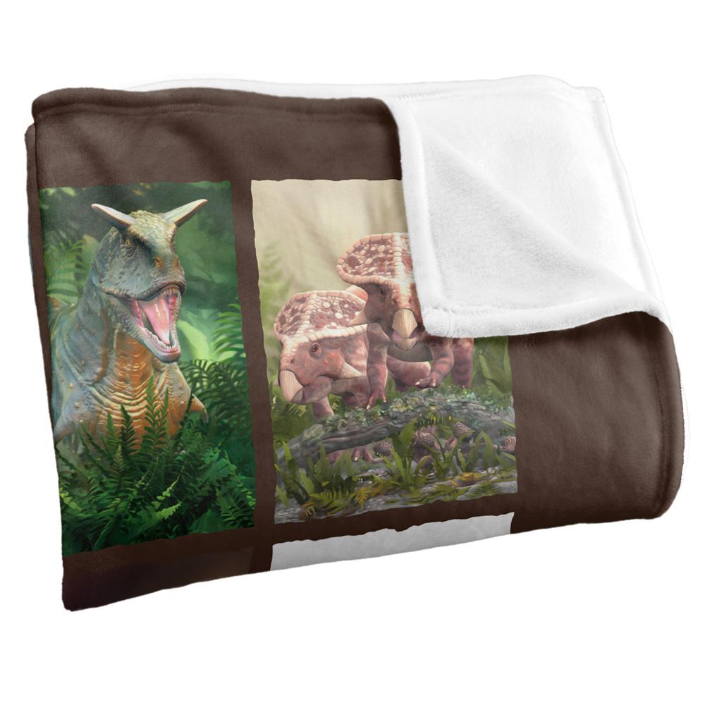 Royce McClure Silky Dino Mosaic Supersoft Blanket
