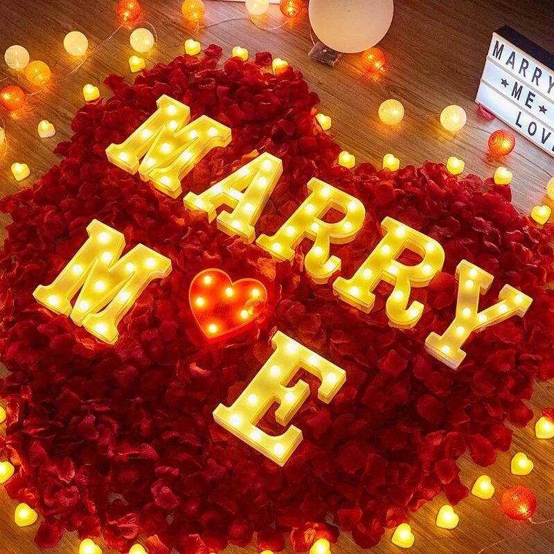 4/8Pcs Heart Shaped LED Tealight Candles Battery Operated Flickering Candles for Romantic Wedding Proposal Party Home Decor
