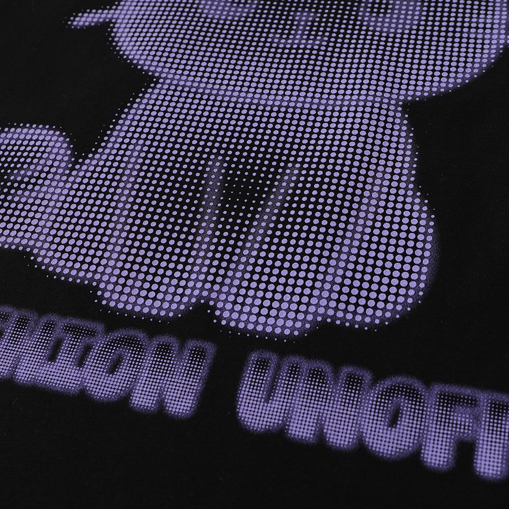 American Cat Short Sleeved T-shirt for Men's Summer Loose Design, Street Trend Versatile Round Neck T-shirt Top