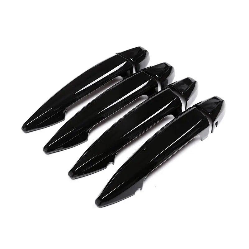 Car Styling Carbon Fiber Texture Exterior Door Handle Cover Protextive Trim For BMW X1 F48 X5 X6 F15 F16 2016 2017