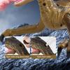 2.4G Realistic Light-Up Crawling Dinosaur Remote Control Toy With Mist Spray For Children