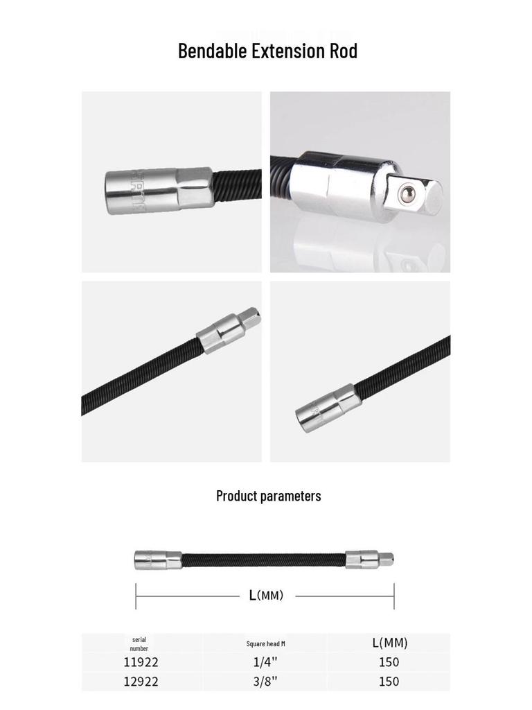 SATA Flexible Extension Bar 6.3/10mm Socket Joint Tool