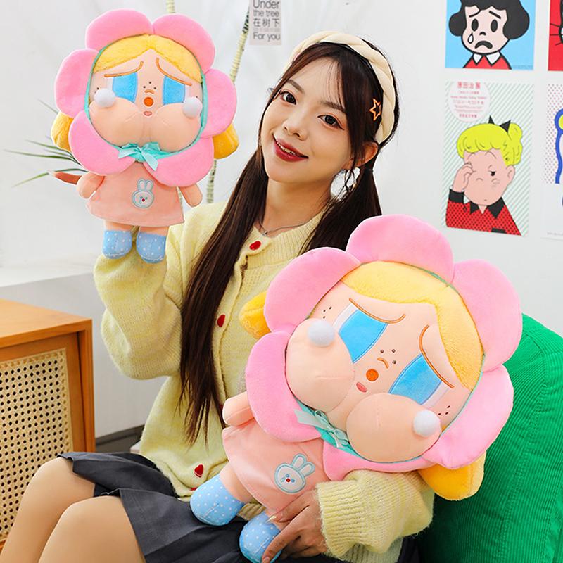 30/45Cm Jucărie de Pluș Popmart Crybaby Sad Club Kawaii Păpuși Umplute Anime Drăguț Plângăcios Desen Animat Pernă Decor Acasă Cadouri de Ziua de Naștere