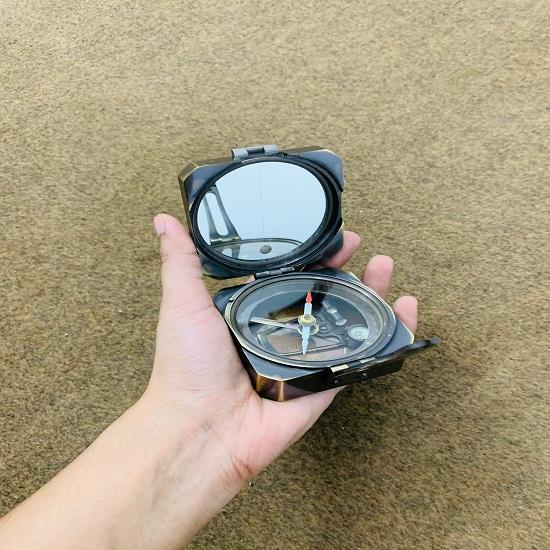 Kelvin Hughes 1917 Brunton Compass Solid Brass Compass Marine Mirror Compass Nautical Ship Vintage Compass