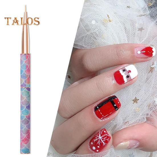 

Manicure Pen Flexible Nib DIY Ultra-fine Useful Fish Scale Rod Manicure Drawing Painting Pen Nail Salon Supply