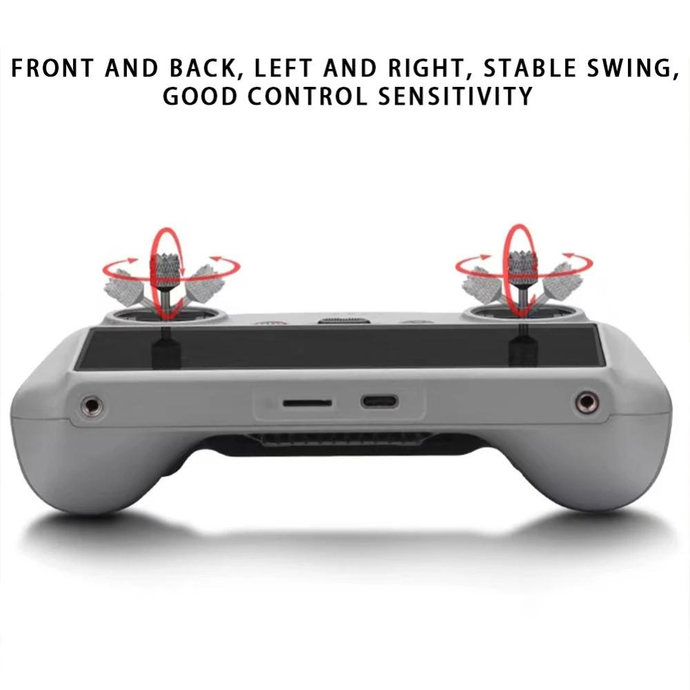 2Pcs Joystick Sticks for DJI Mini 4 Pro/Air 3/Mini3 Pro/ Mavic 3/RC 2 Remote Controller Aluminum Spare Rocker for Drone Accessories