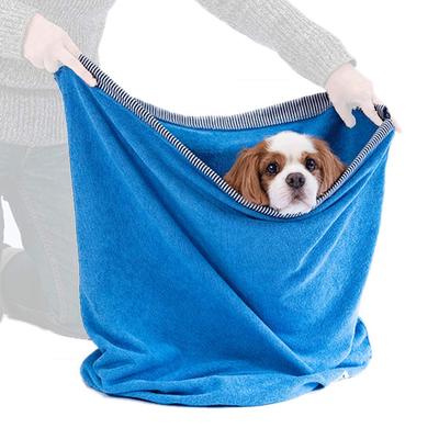 KAINU Husdjur Superabsorberande Bubblig Dragsko Hopp Super Snabb Kroppsschampo Handduk, Handduk, Skydd, Typ, Påsliknande, Hund, Katt, Förebyggande, Absorberande,