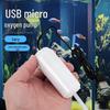 USB Rechargeable Portable Fish Tank Oxygen Pump for Outdoor Fishing and Aquarium Use