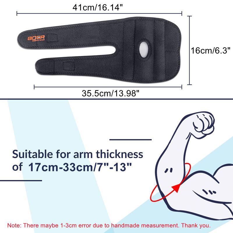 1PC Elbow Brace Compression Arm Sleeve Elbow Support for Tendonitis Tennis Golfers Weight Lifting Elbow Protector