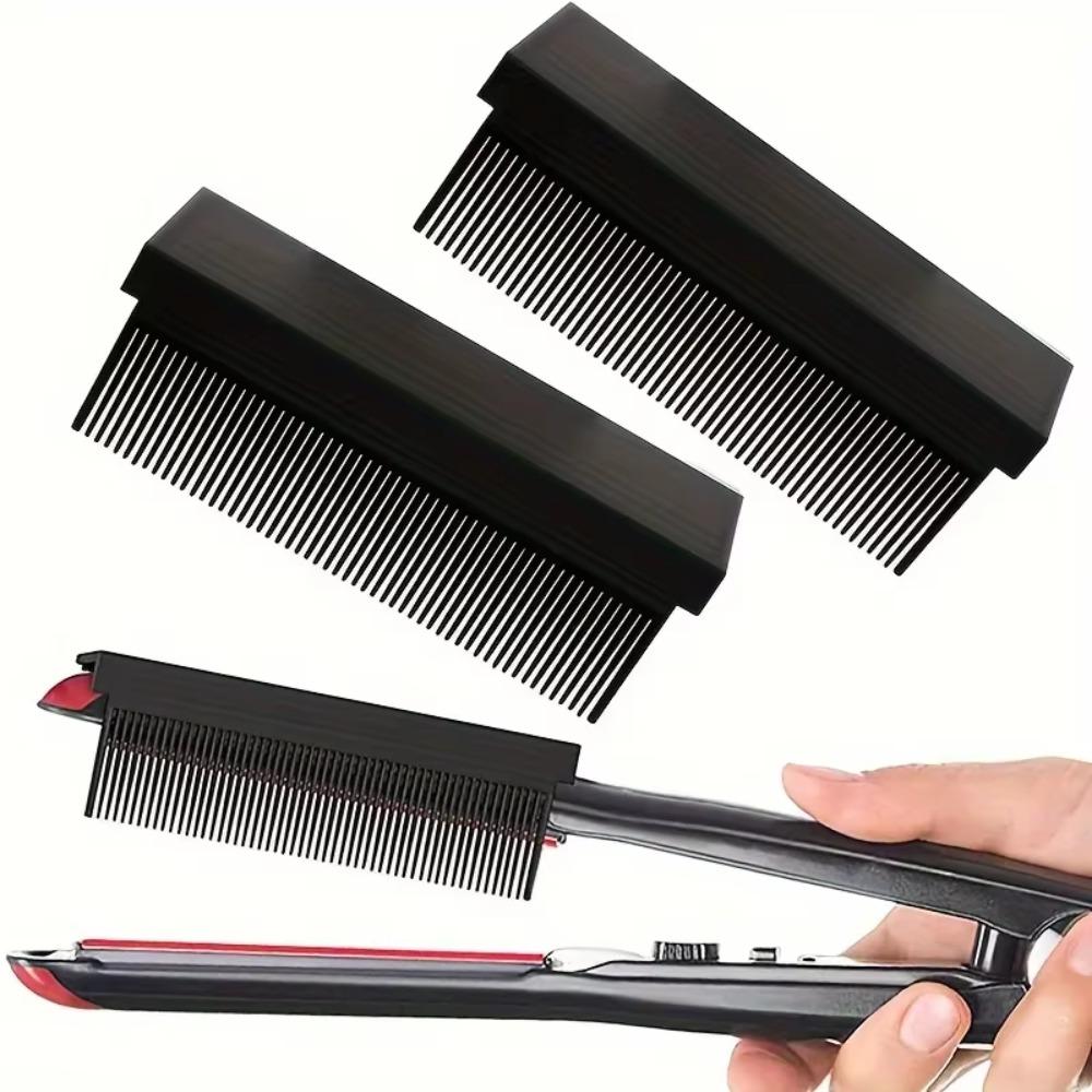 Lightweight Straight Hair Comb Styling Hair Slit Comb  for Flat Ironing Hair Attachment