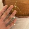 Tassel Versatile Tulip Pendant Pearl Necklace Ideal Casual For