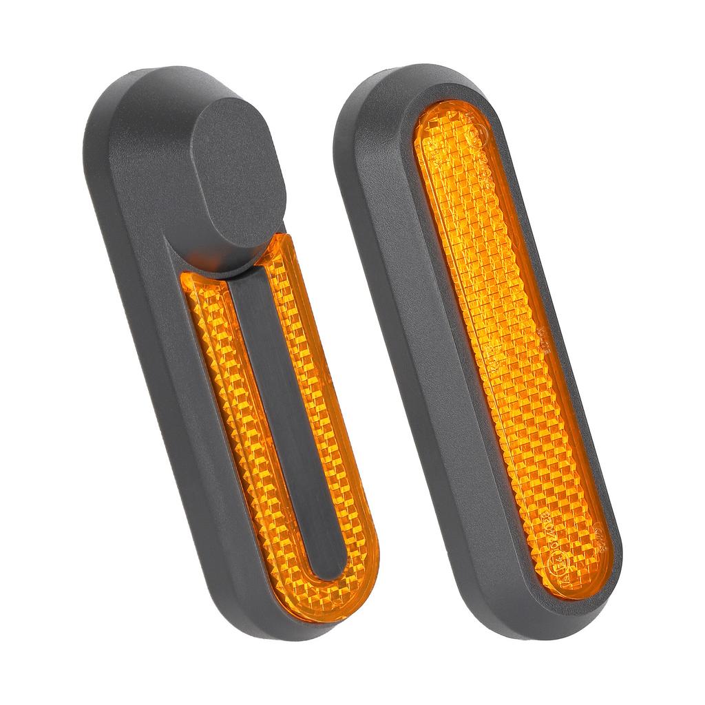 Electric Scooter Rear Side Wheel Cover Reflector with Screws Electric Scooter Side Cover Reflective Strip Replacements