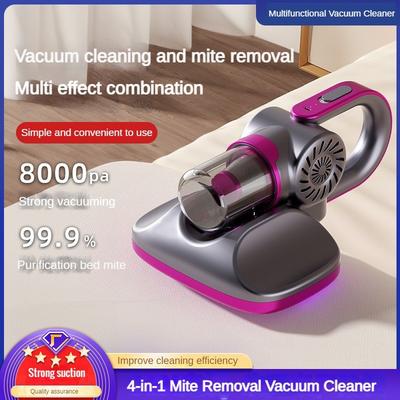 Portable Handheld Cleaning Equipment Wireless Multifunctional Vacuum Cleaner Household Intelligent Mite Remover