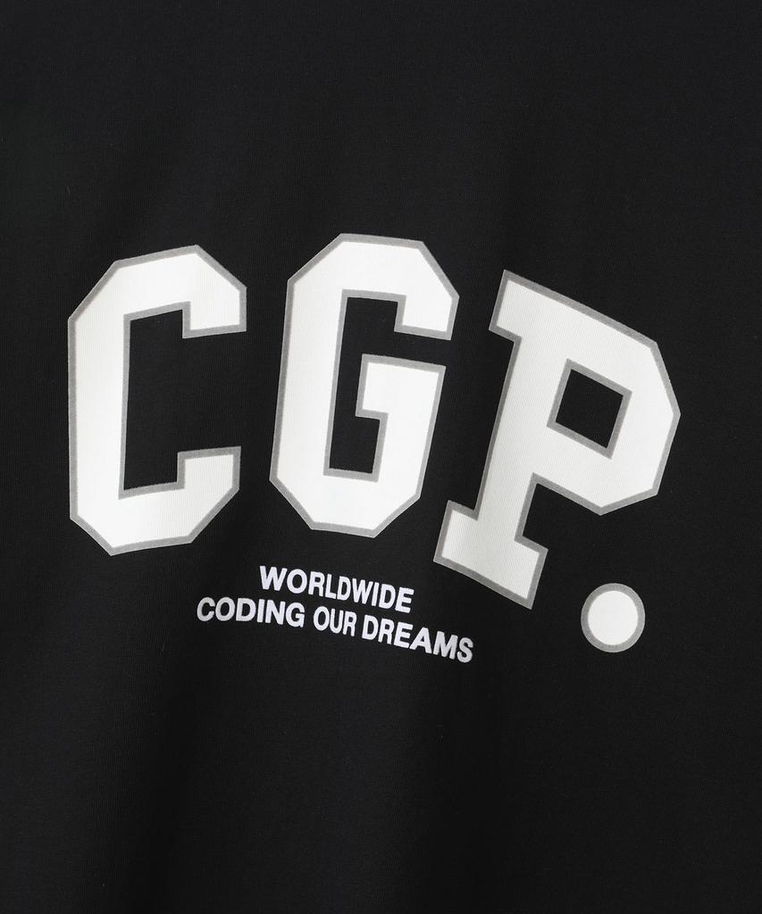 CGP Big Oversized Cgp Arch Logo Short Sleeve T-Shirt - Black