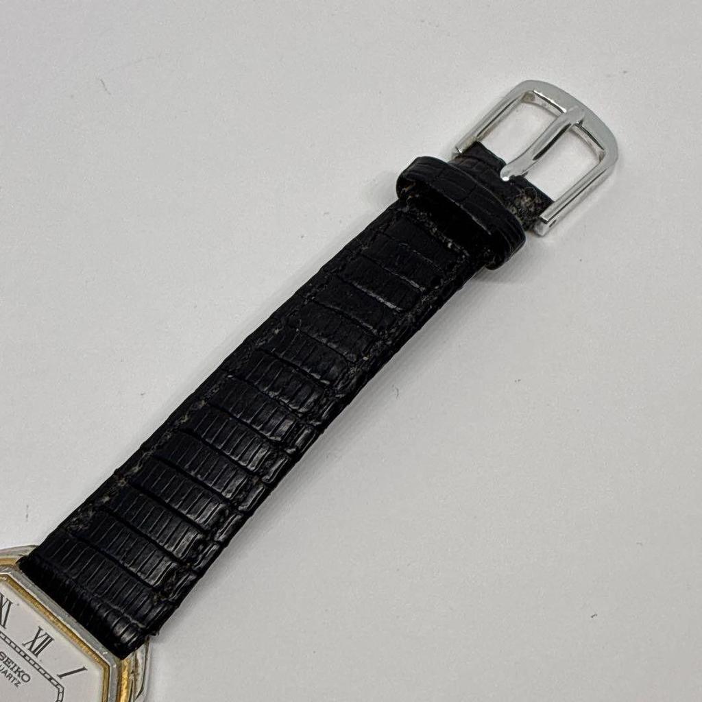 Good Working Seiko Ladies Watch Roman Numeral Octagon Excelline